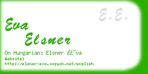 eva elsner business card